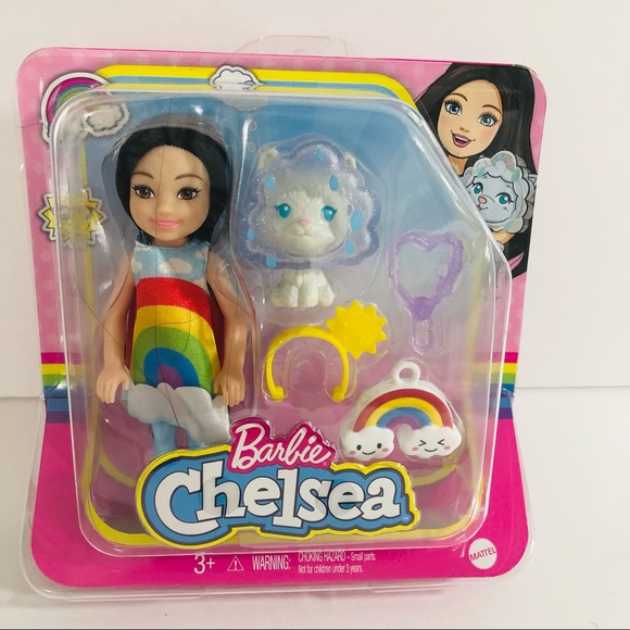 Barbie Chelsea Doll in Dress Up Costumes with Pets Bundle Set of 3 New - Picture 2 of 4